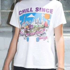 RARE brandy melville chill since 1993 shirt